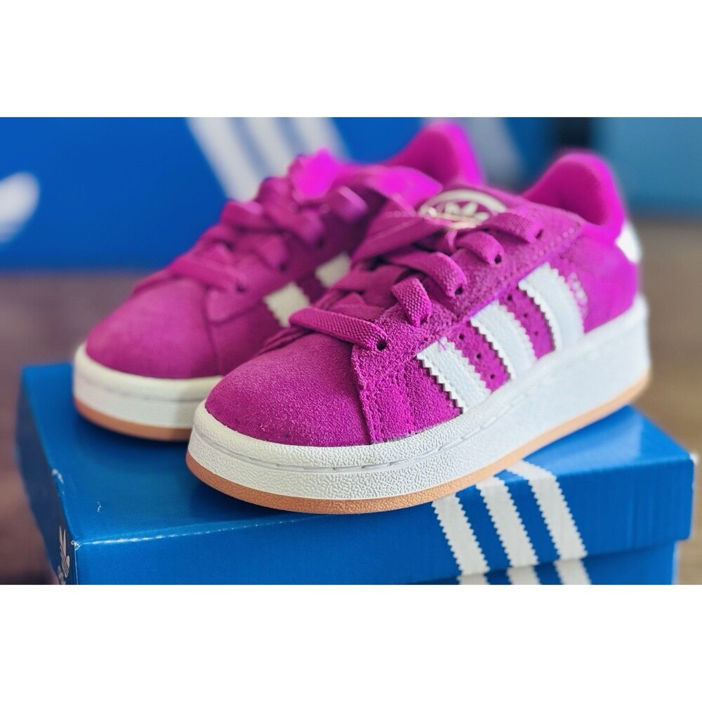 Toddler Size 8K adidas Campus 00s CF EL I Semi Lucid Fuchsia JH6326 NIB